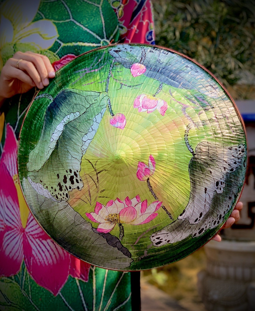 Lotus leaf Conical Hat